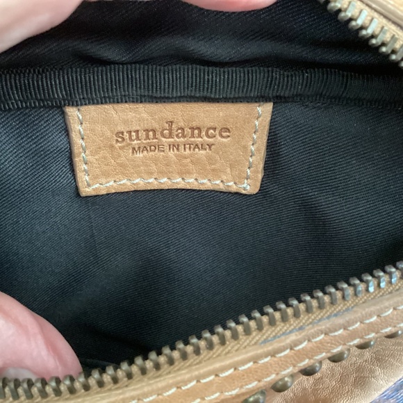Sundance Leather Rivet Crossbody Shoulder Bum Bag - Picture 5 of 5